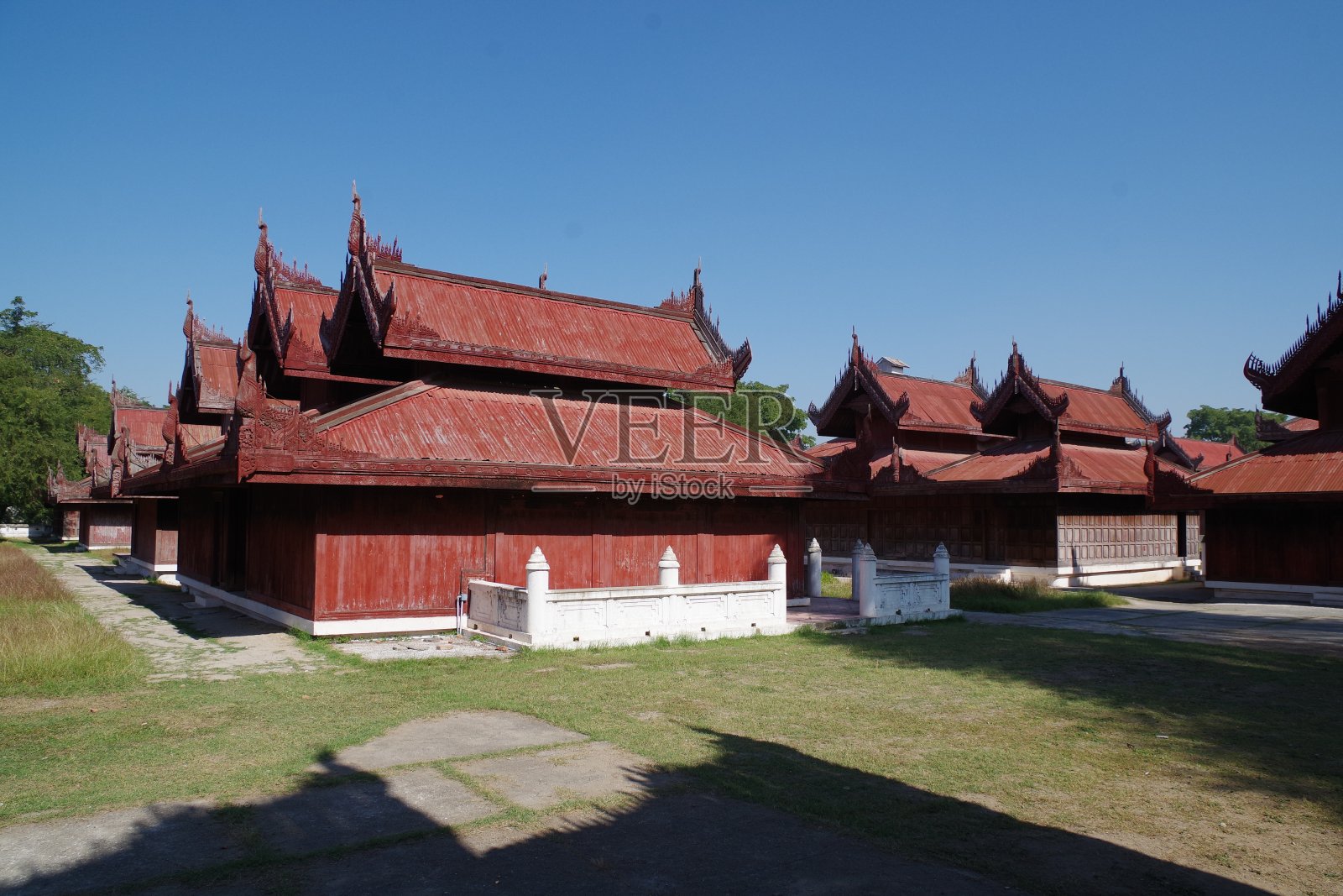 缅甸曼德勒宫照片摄影图片