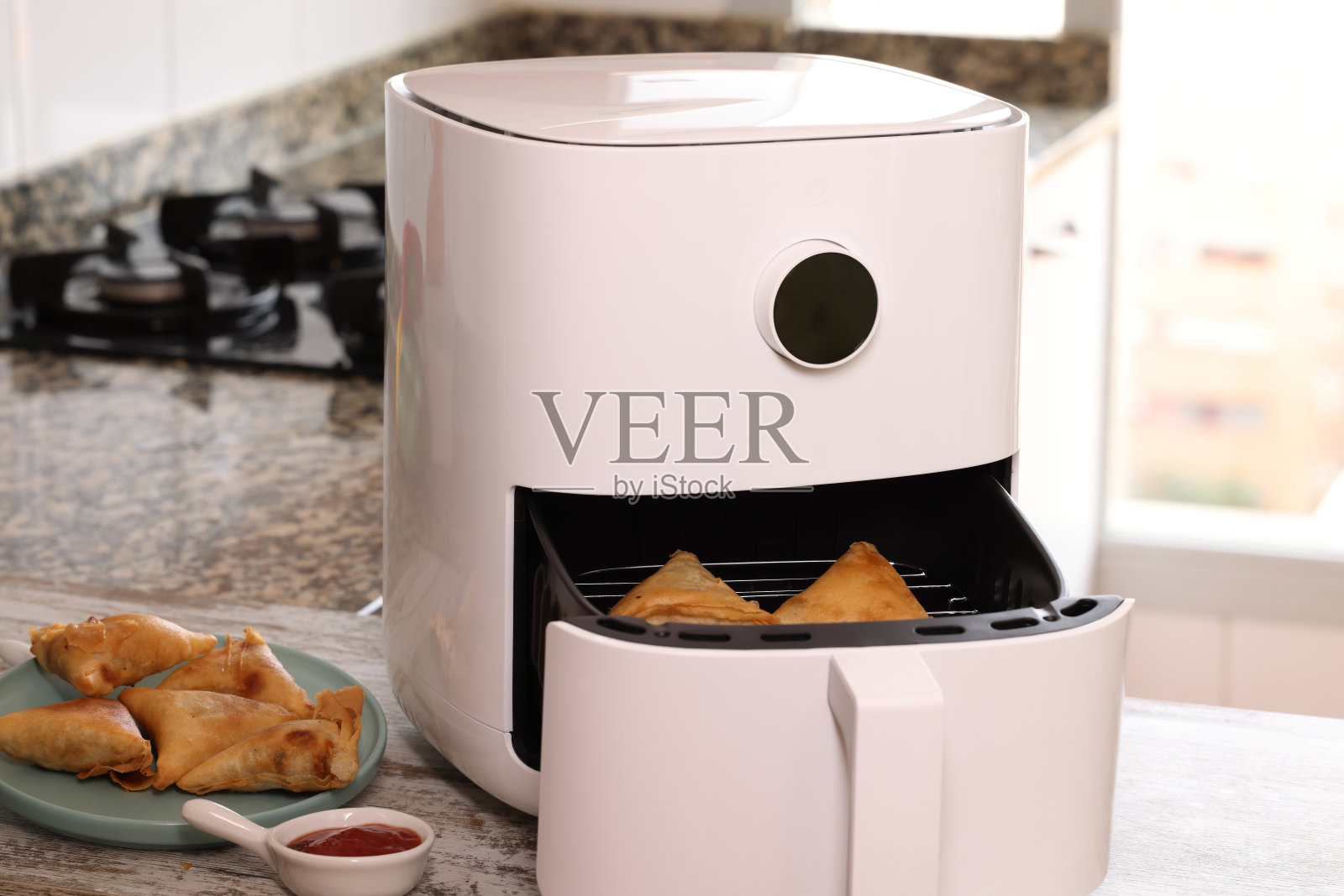 热风炸锅照片摄影图片