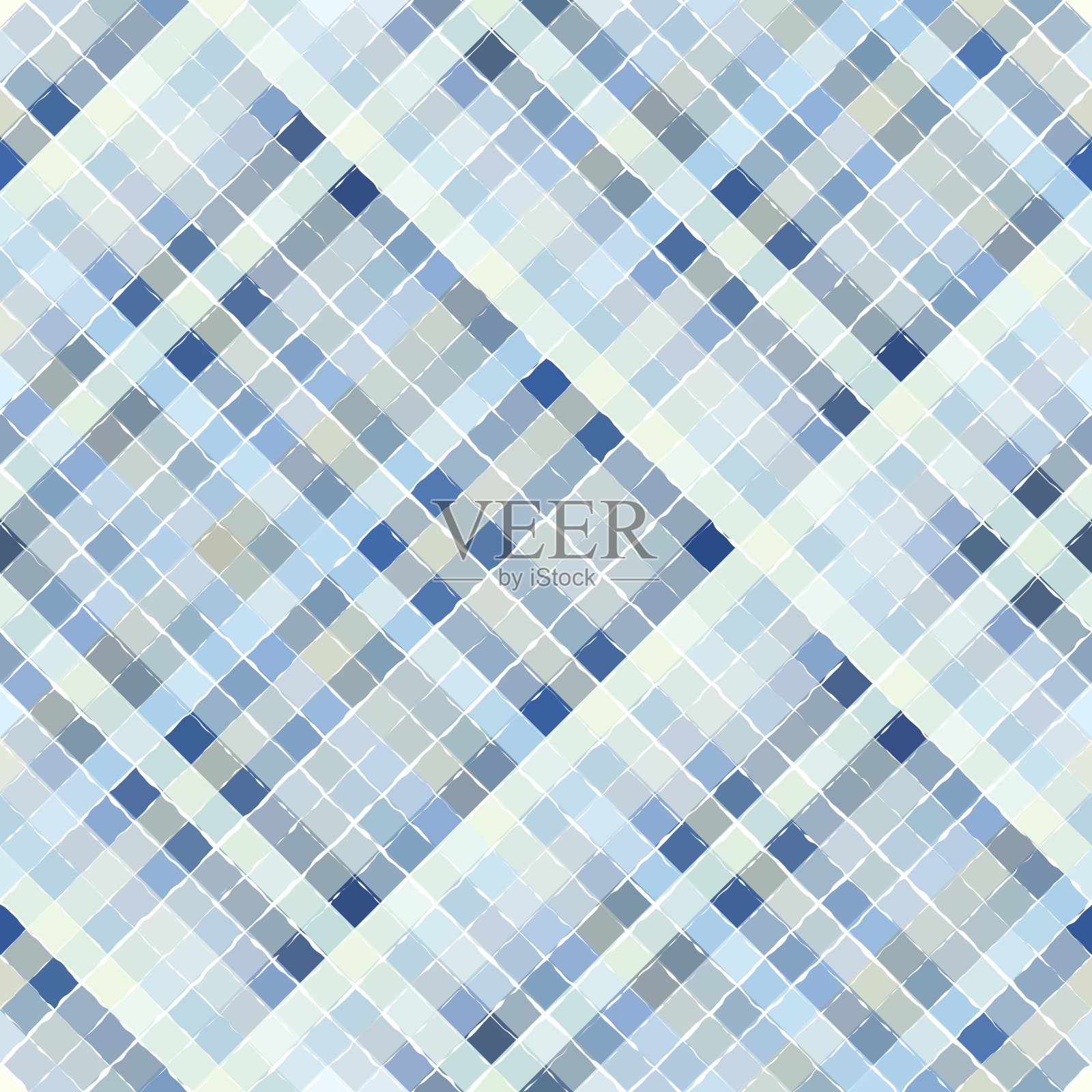 几何抽象图案在低聚风格。无缝的形象插画图片素材