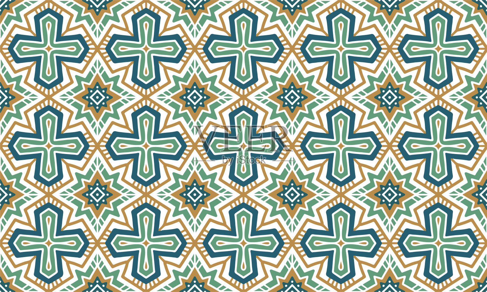 民族抽象背景可爱深绿色几何部落伊卡特民俗主题阿拉伯东方本土图案传统设计,地毯,壁纸,服装,织物,包装,印花,蜡染,民俗,针织,矢量插画图片素材