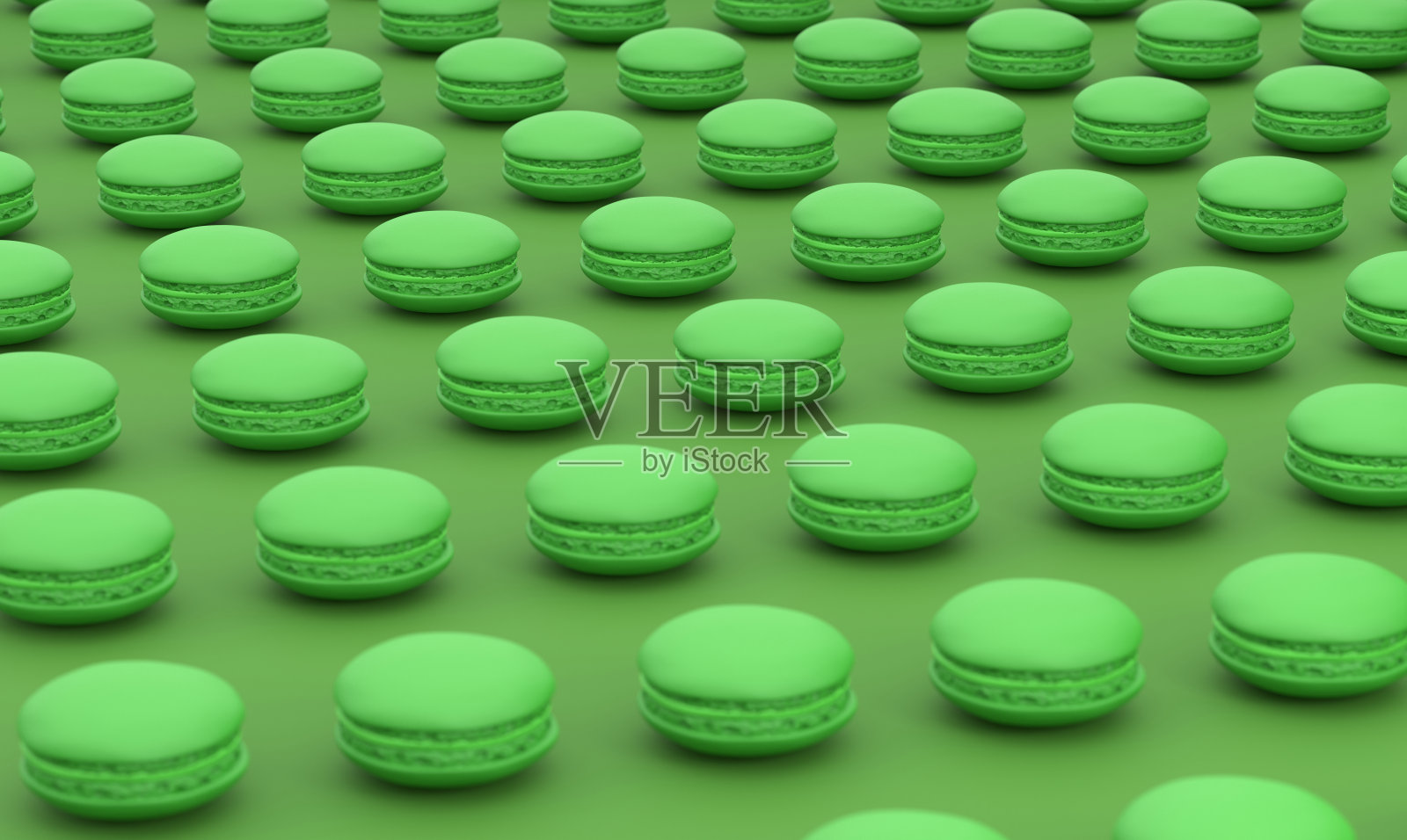 绿色的杏仁饼干照片摄影图片