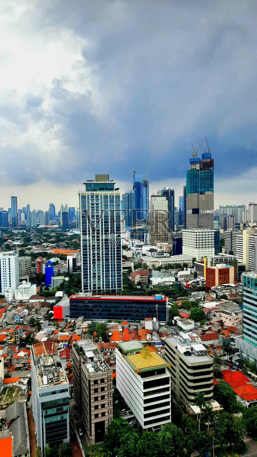 苏迪曼(城市视图)雅加达市照片摄影图片