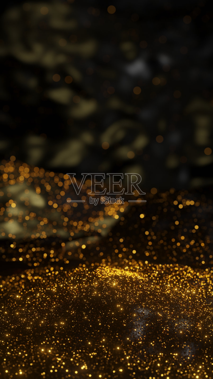 摘要金光沙粒背景垂直三维渲染照片摄影图片