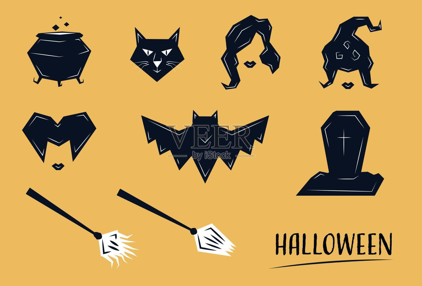 万圣节插画图片素材