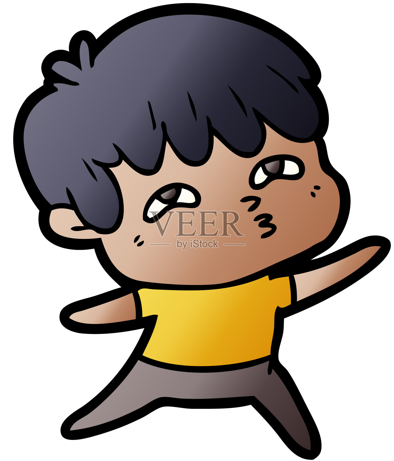 卡通好奇侠设计元素图片