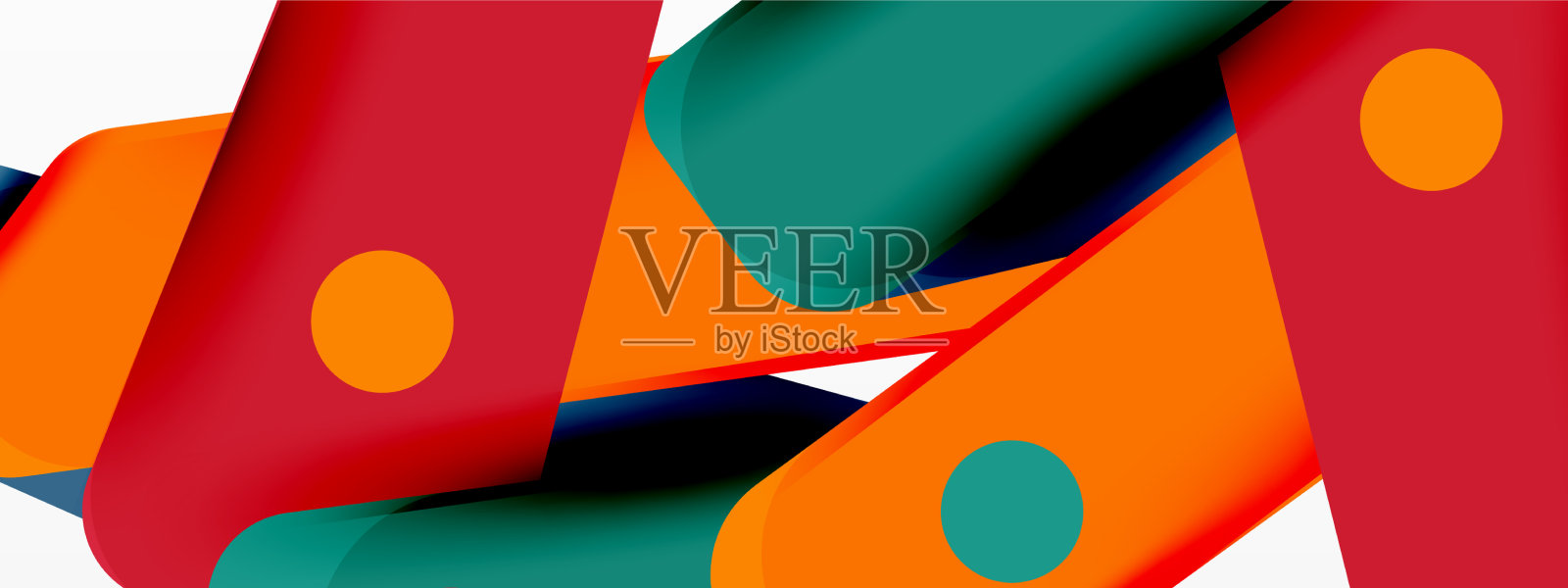 创意几何墙纸最小抽象插画图片素材