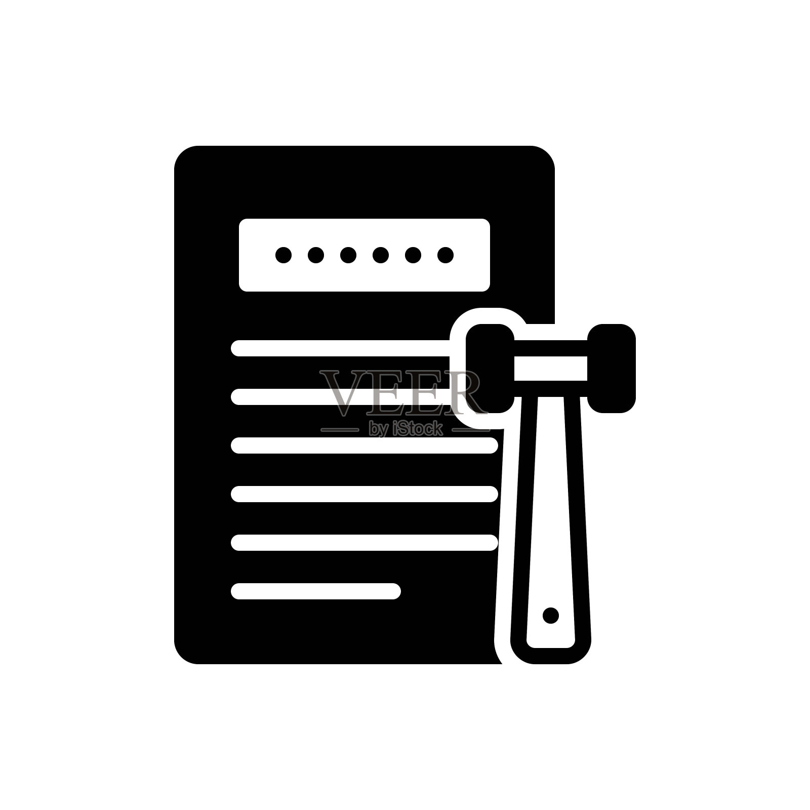 条款的片段插画图片素材