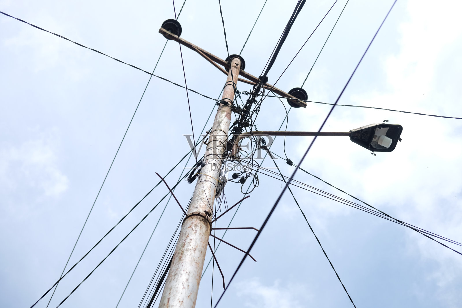 电杆照片摄影图片