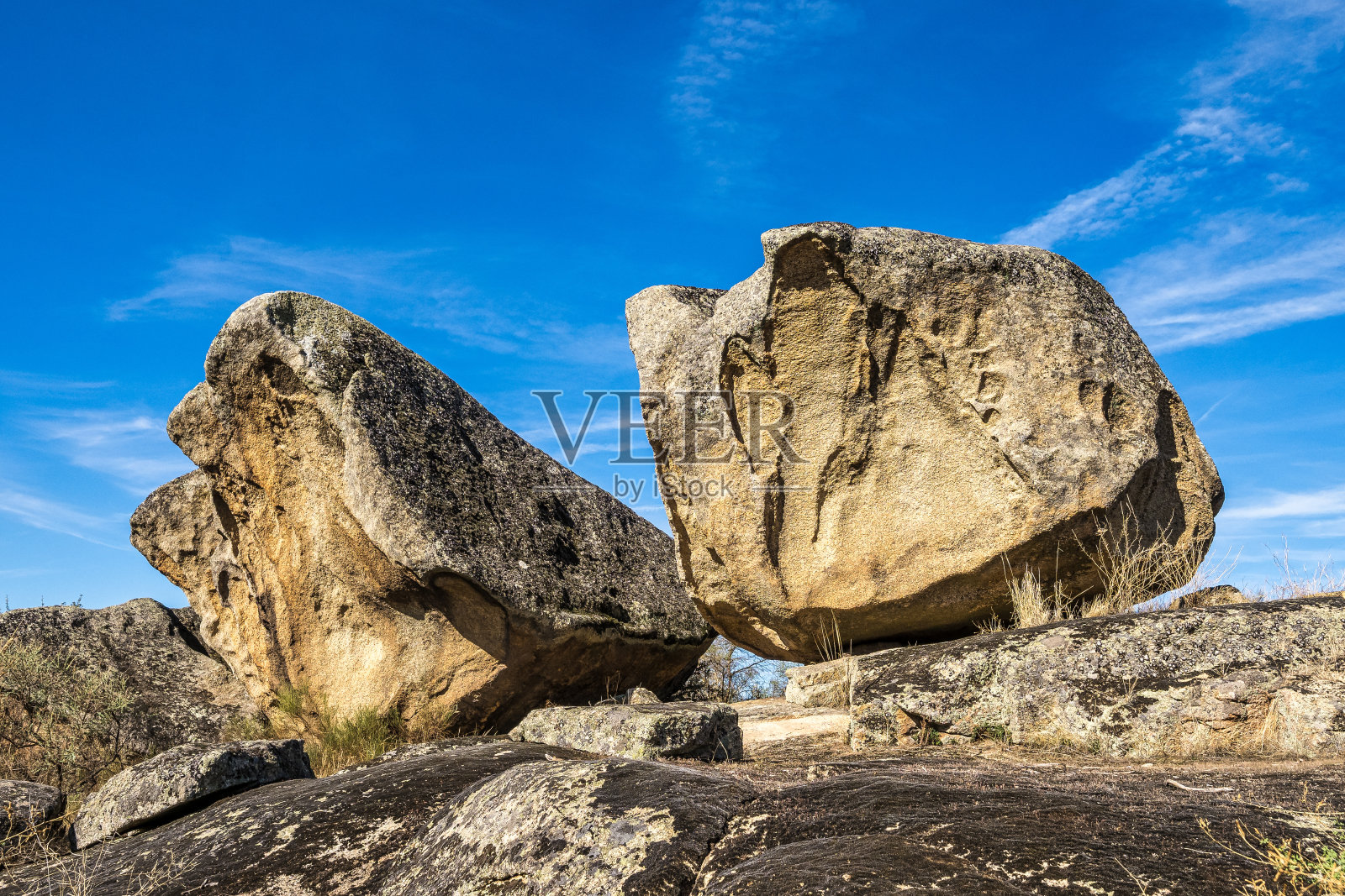 Barruecos自然纪念碑,Malpartida de Caceres,埃斯特雷马杜拉,西班牙照片摄影图片