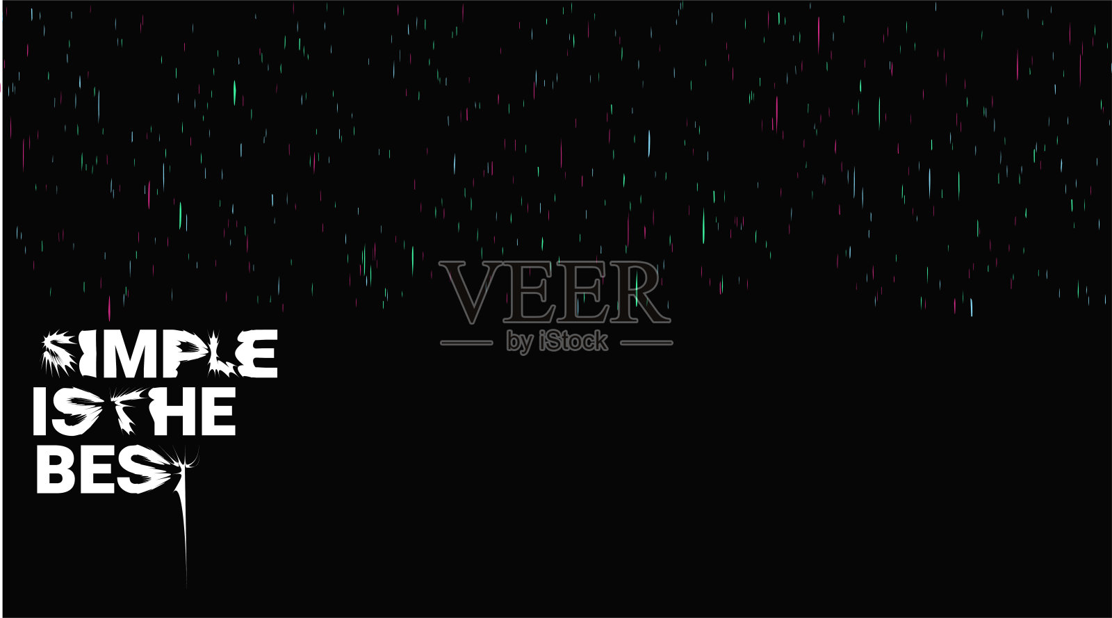 简约是最好的,霓虹灯液体涂料飞溅在复古的90、80年代风格。唯美新潮创意的线描。插画图片素材