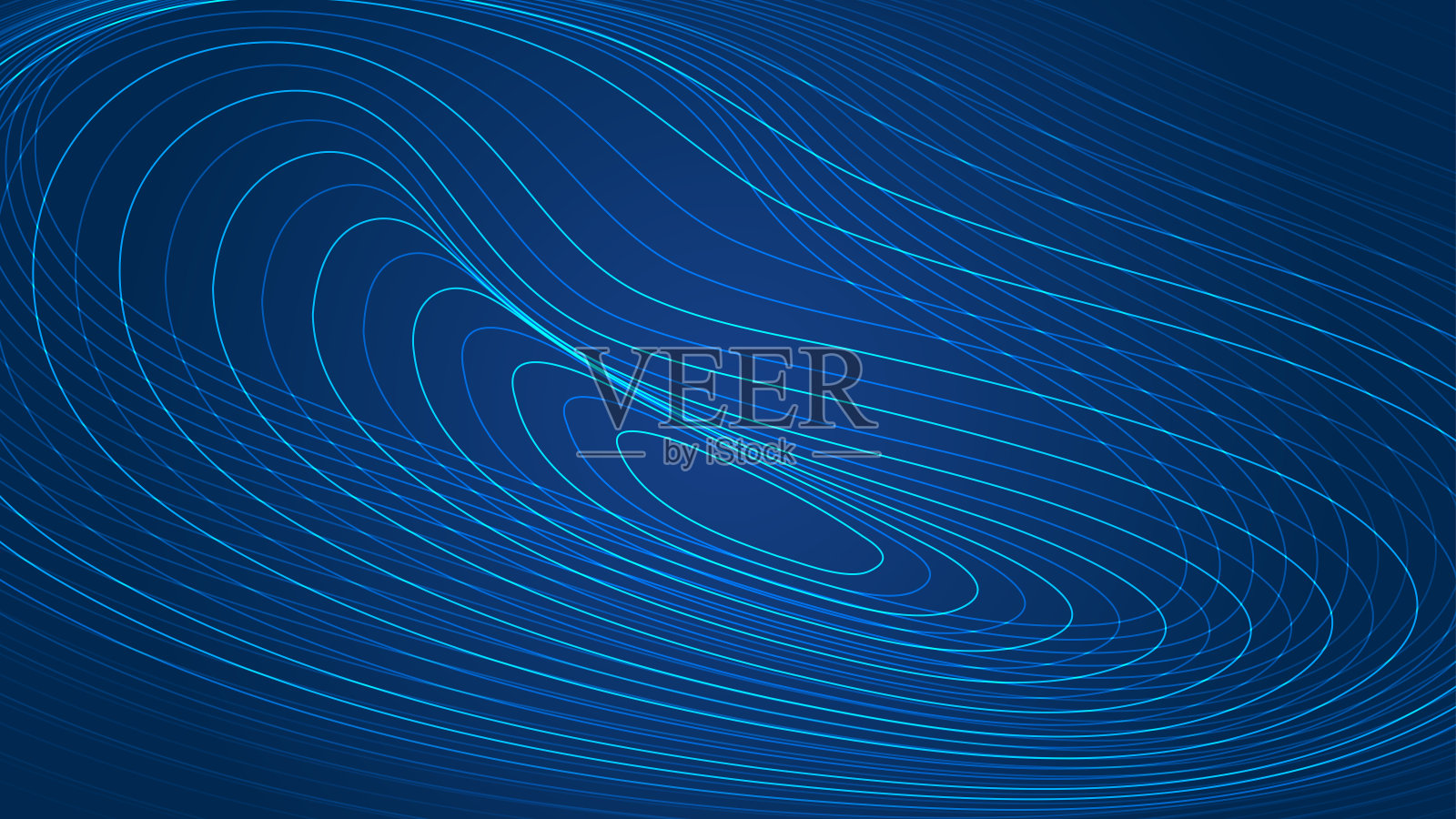 发光的线条构成了旋转的抽象纹理背景插画图片素材