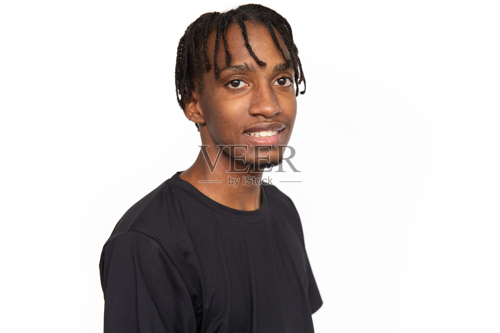 积极的年轻人的肖像照片摄影图片