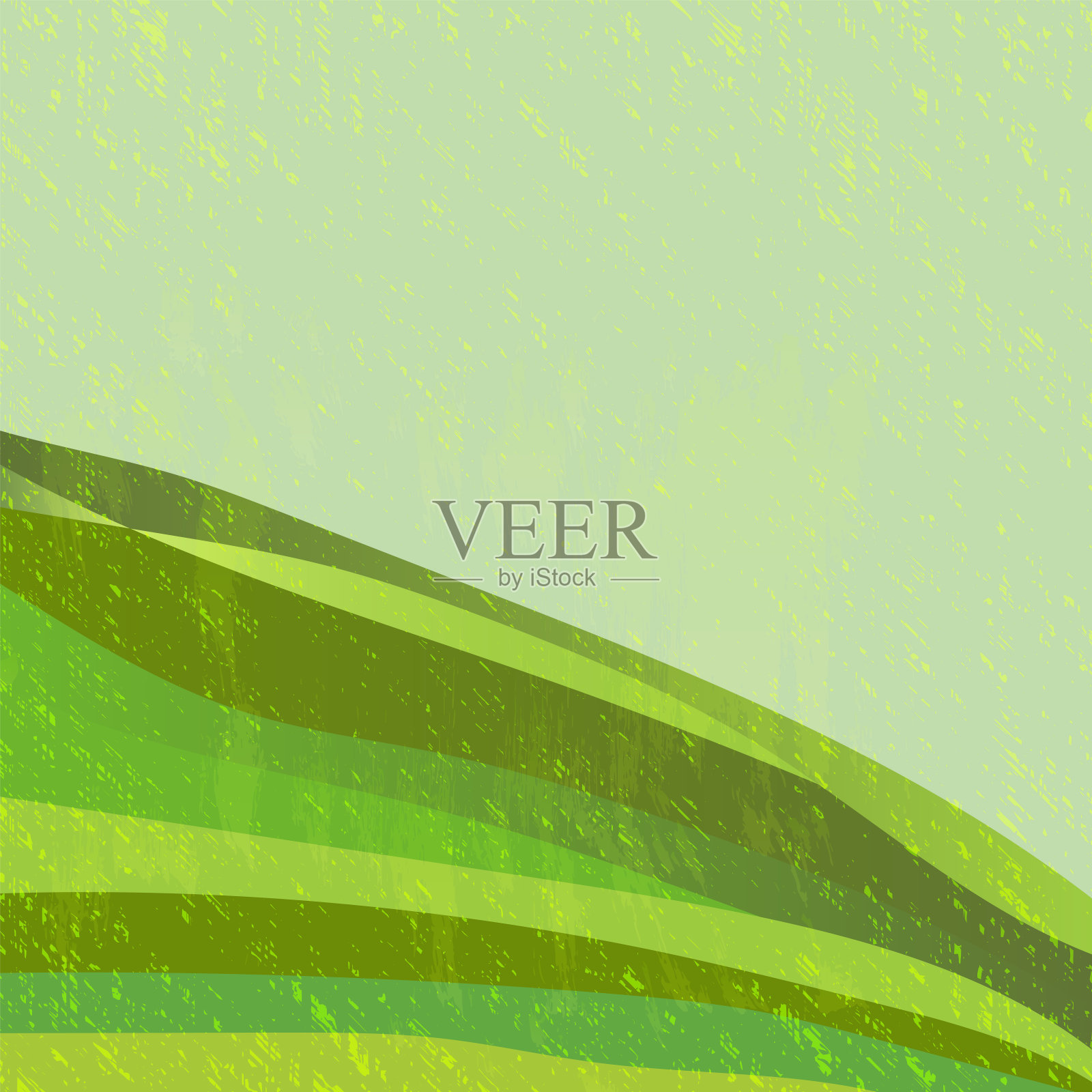 矢量抽象方形纹理绿色背景与地方的文本。每股收益10插画图片素材