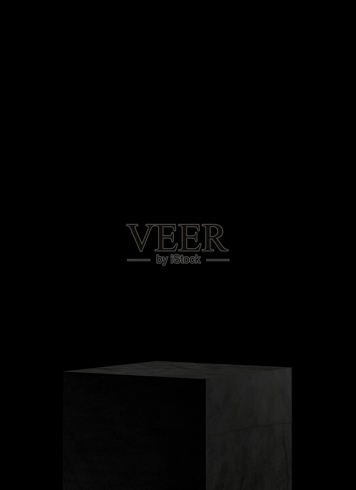 黑色几何舞台3D讲台照片摄影图片