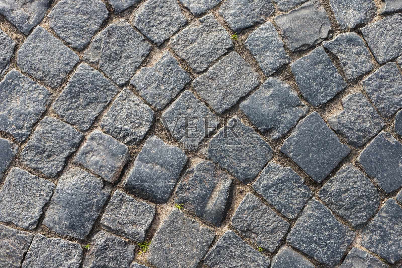 灰色的鹅卵石街道铺装图案照片摄影图片