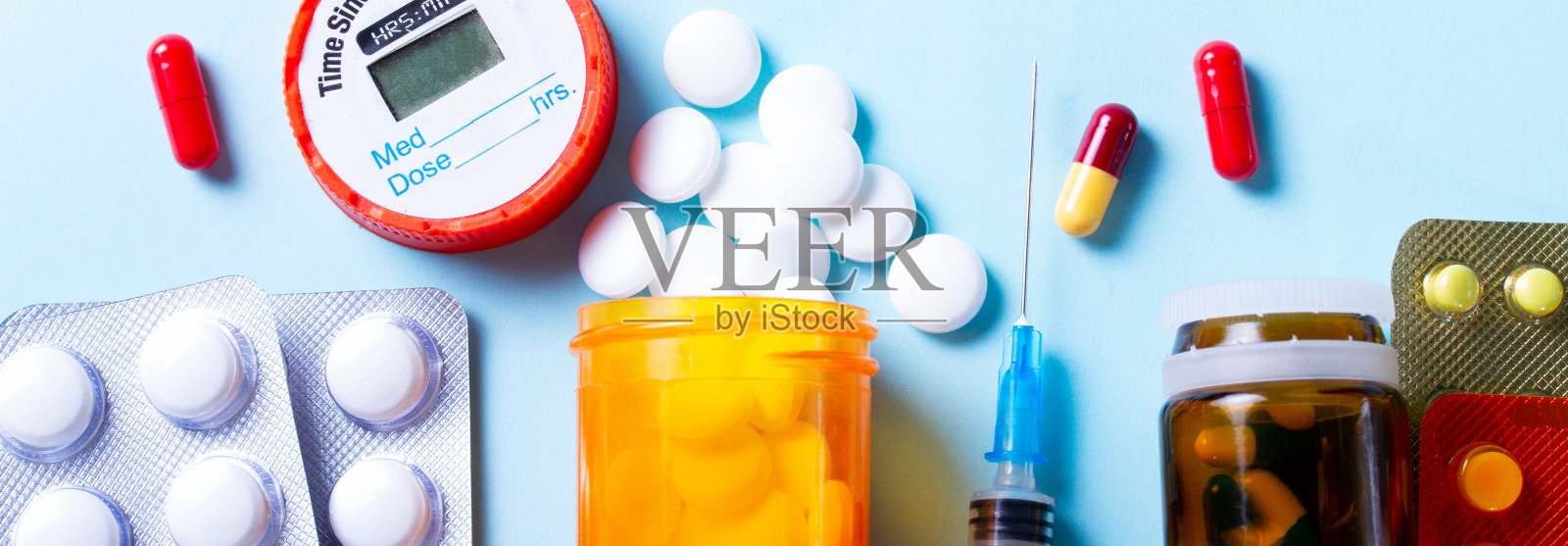 蓝色的医疗理念照片摄影图片