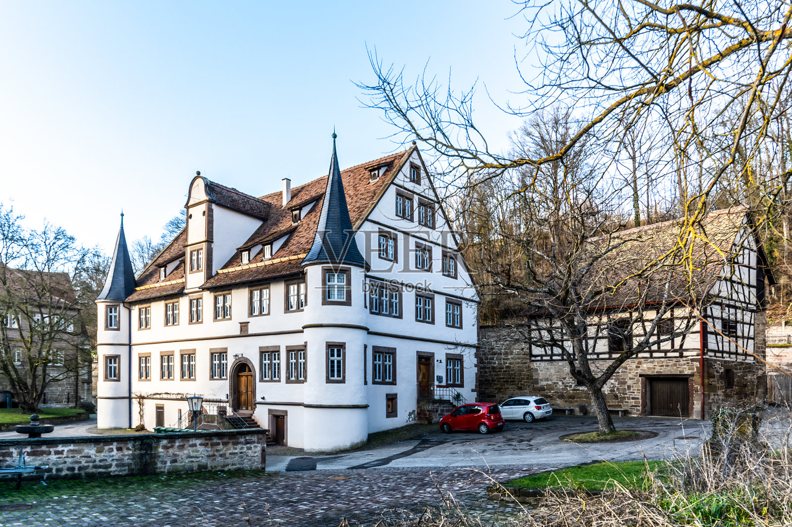 德国巴登-符腾堡州毛尔布龙修道院照片摄影图片