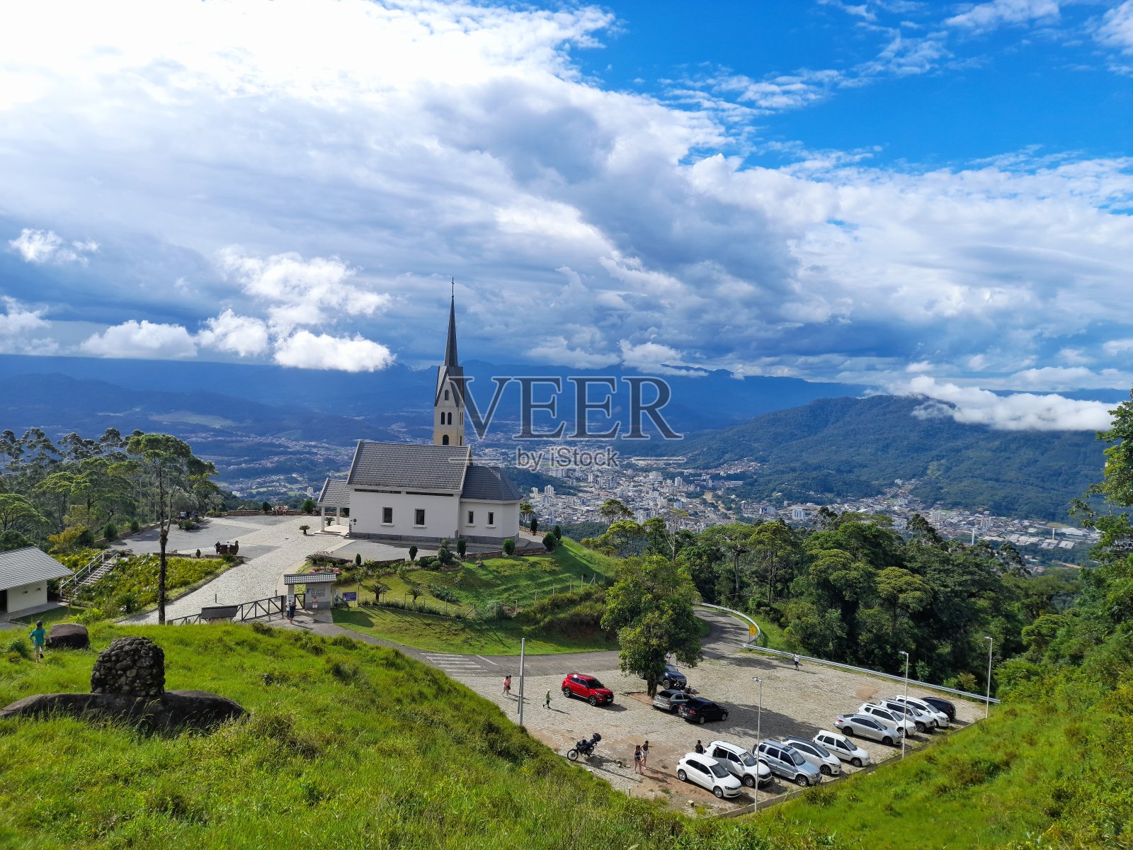 阿尔卑斯教堂照片摄影图片
