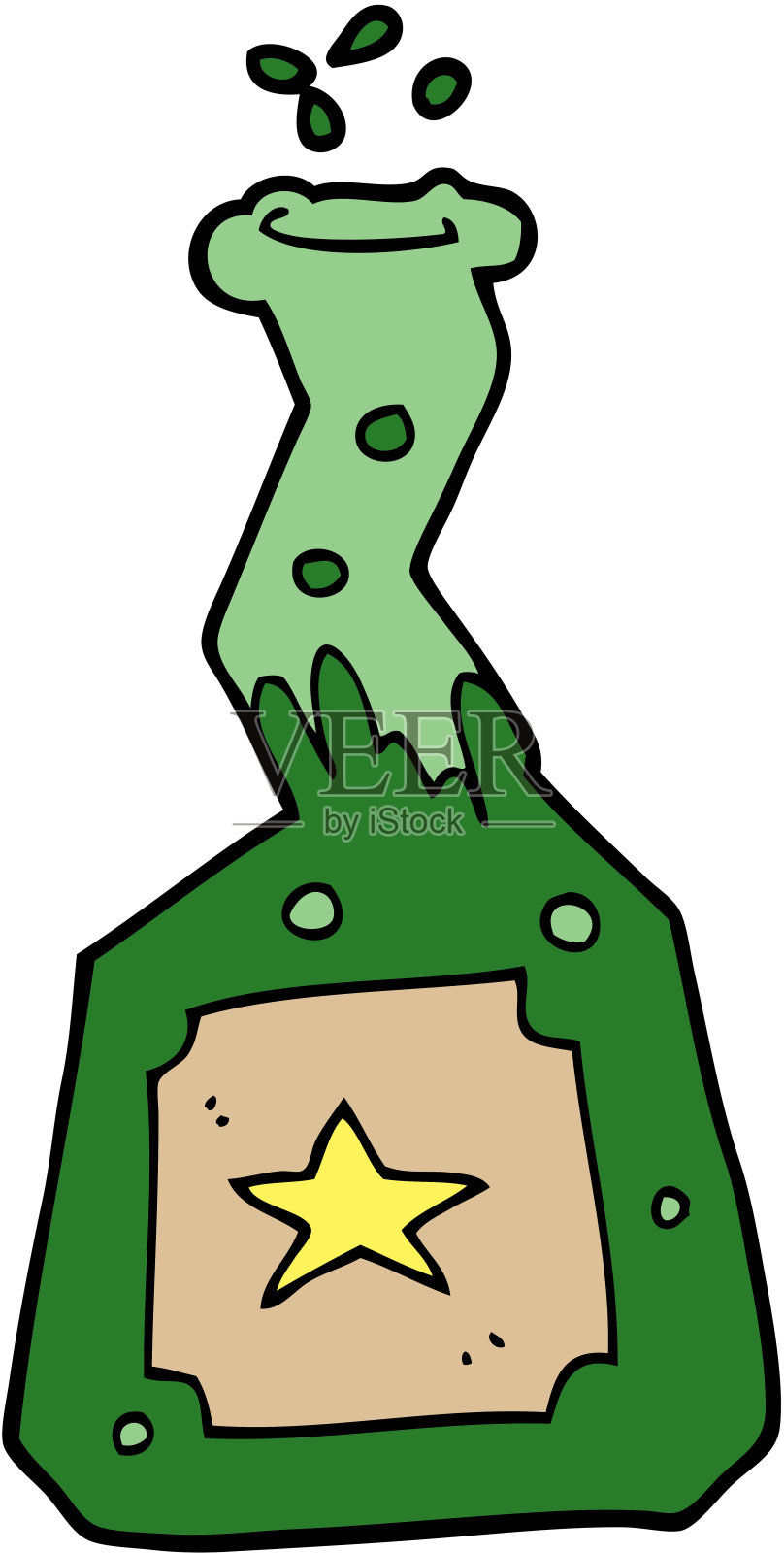 卡通涂鸦实验药水插画图片素材