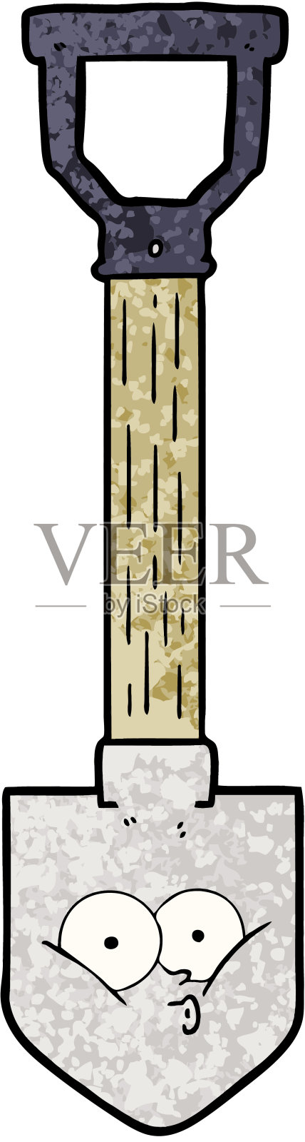 卡通铲插画图片素材