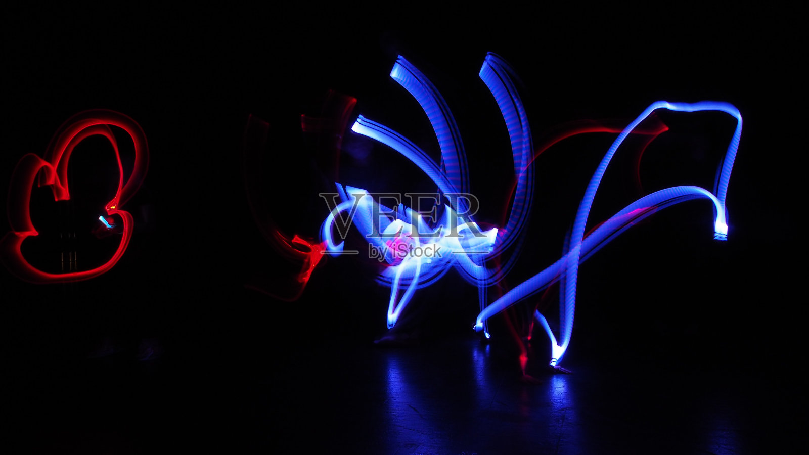 抽象的灯照片摄影图片