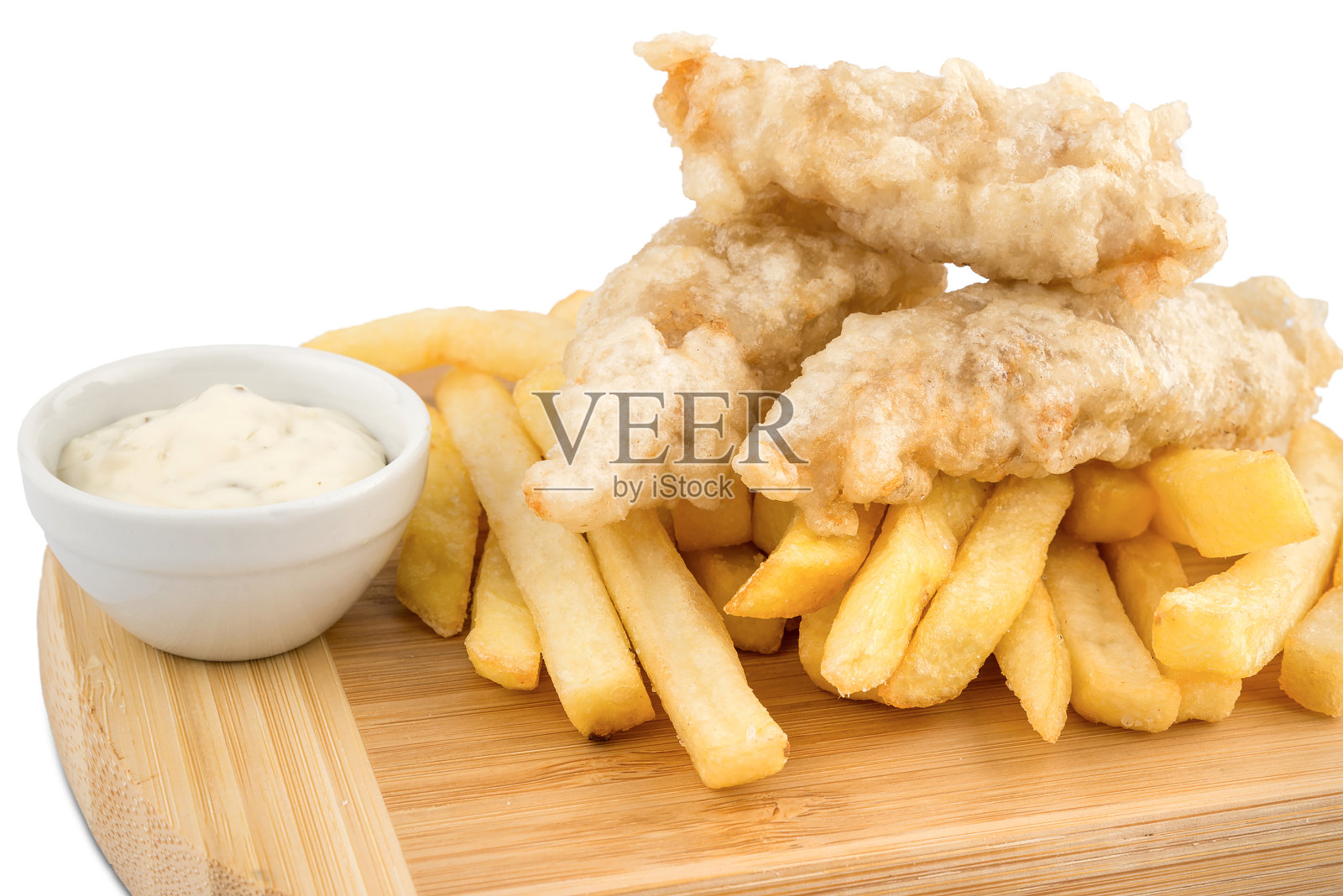 美味的薯条配鸡肉棒照片摄影图片