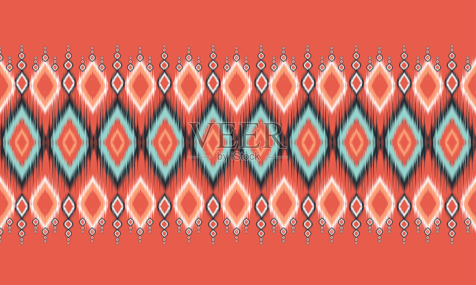 几何民族图案东方。无缝模式。设计织物,窗帘,背景,地毯,墙纸,服装,包裹,蜡染,织物,矢量插图。模式猪圈插画图片素材