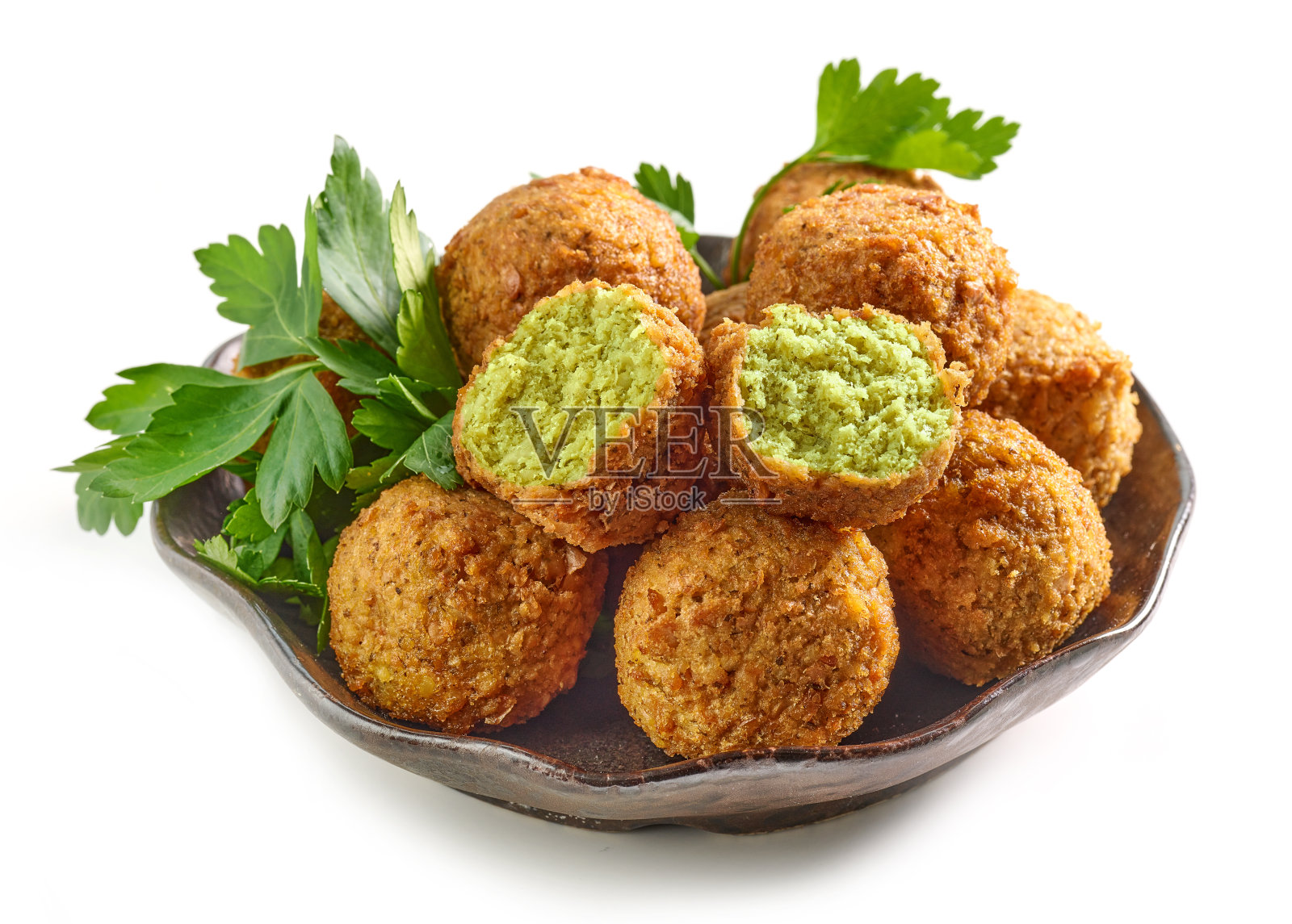 一碗沙拉三明治球照片摄影图片