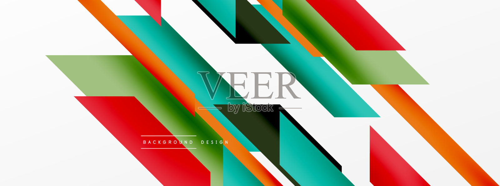 最小几何抽象背景动态3d插画图片素材