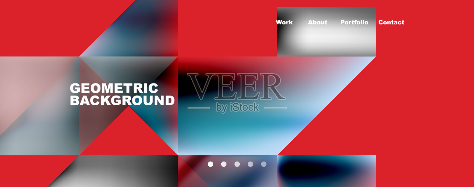 动态线三角形矩形几何插画图片素材