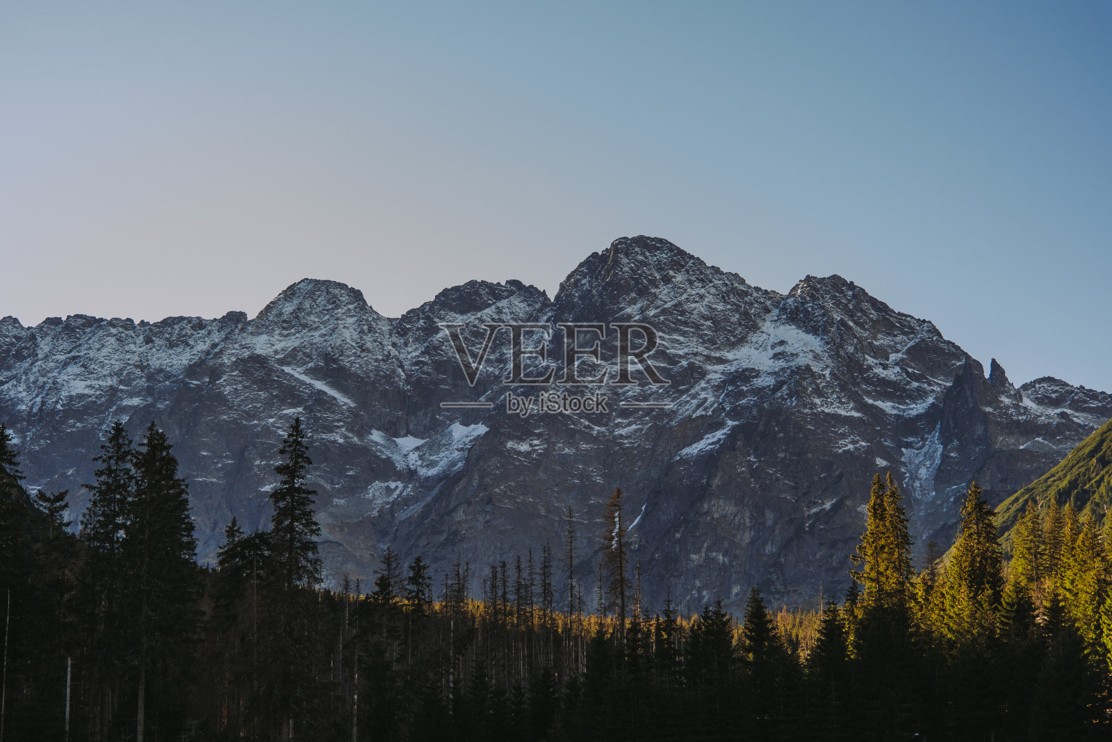 波兰塔特拉高地的名山照片摄影图片