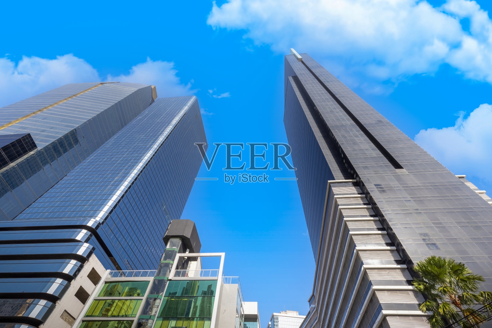 巴拿马市中心和金融中心的天际线全景照片摄影图片