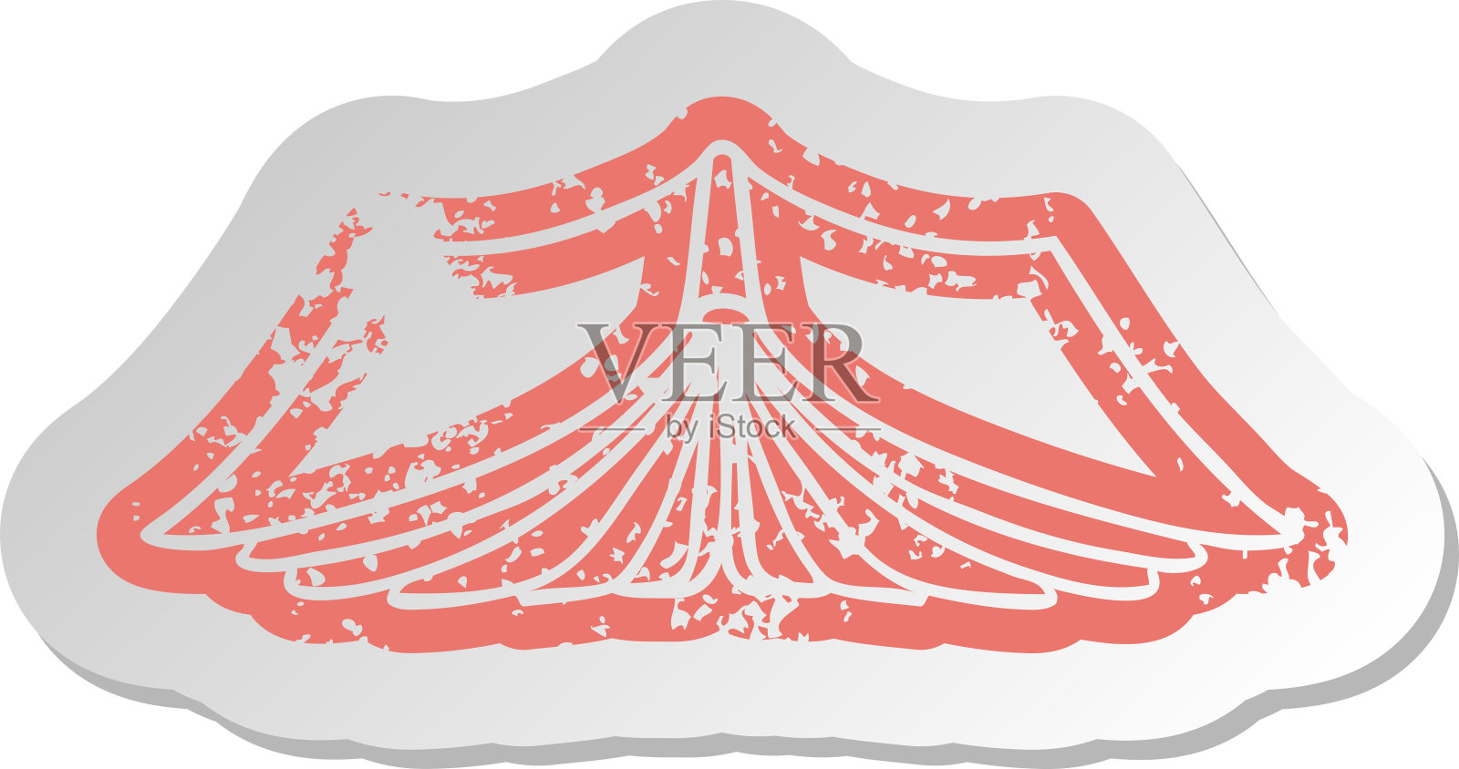 心疼的旧卡通贴纸打开的书插画图片素材