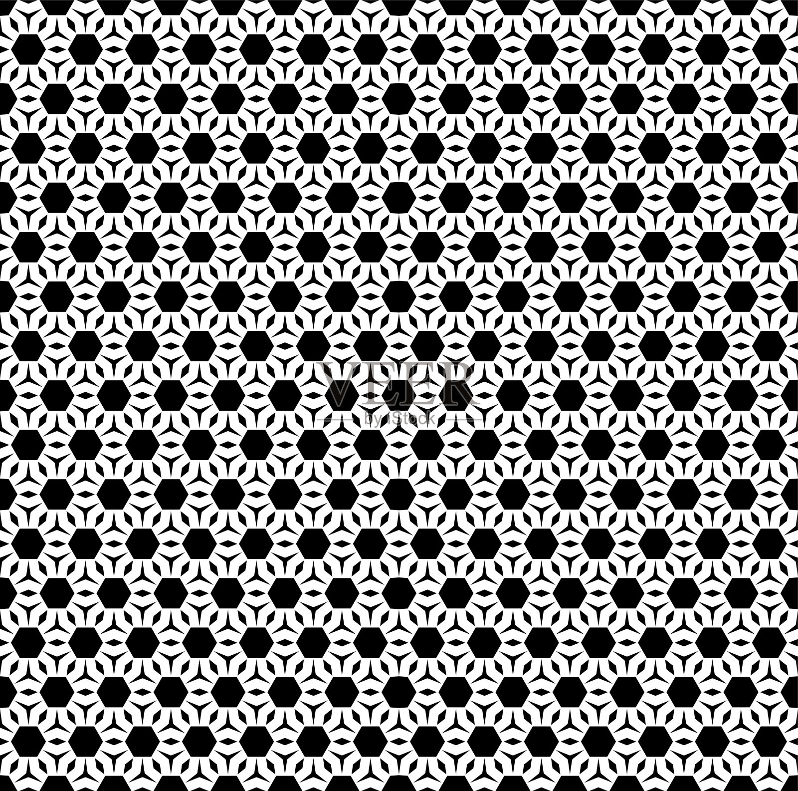 抽象无穷无尽的纹理,黑白几何图形插画图片素材