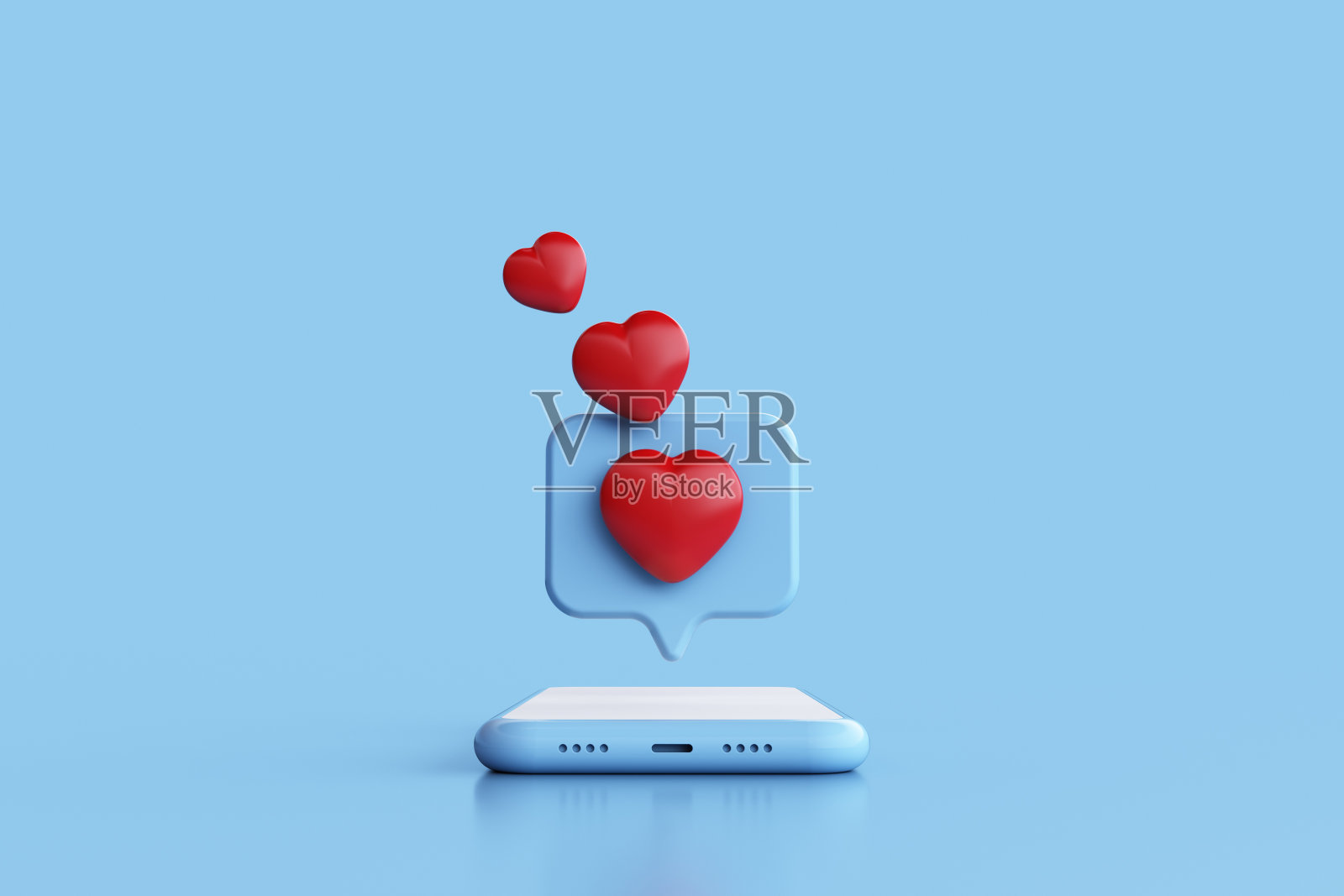 社交媒体通知就像智能手机上的图标照片摄影图片