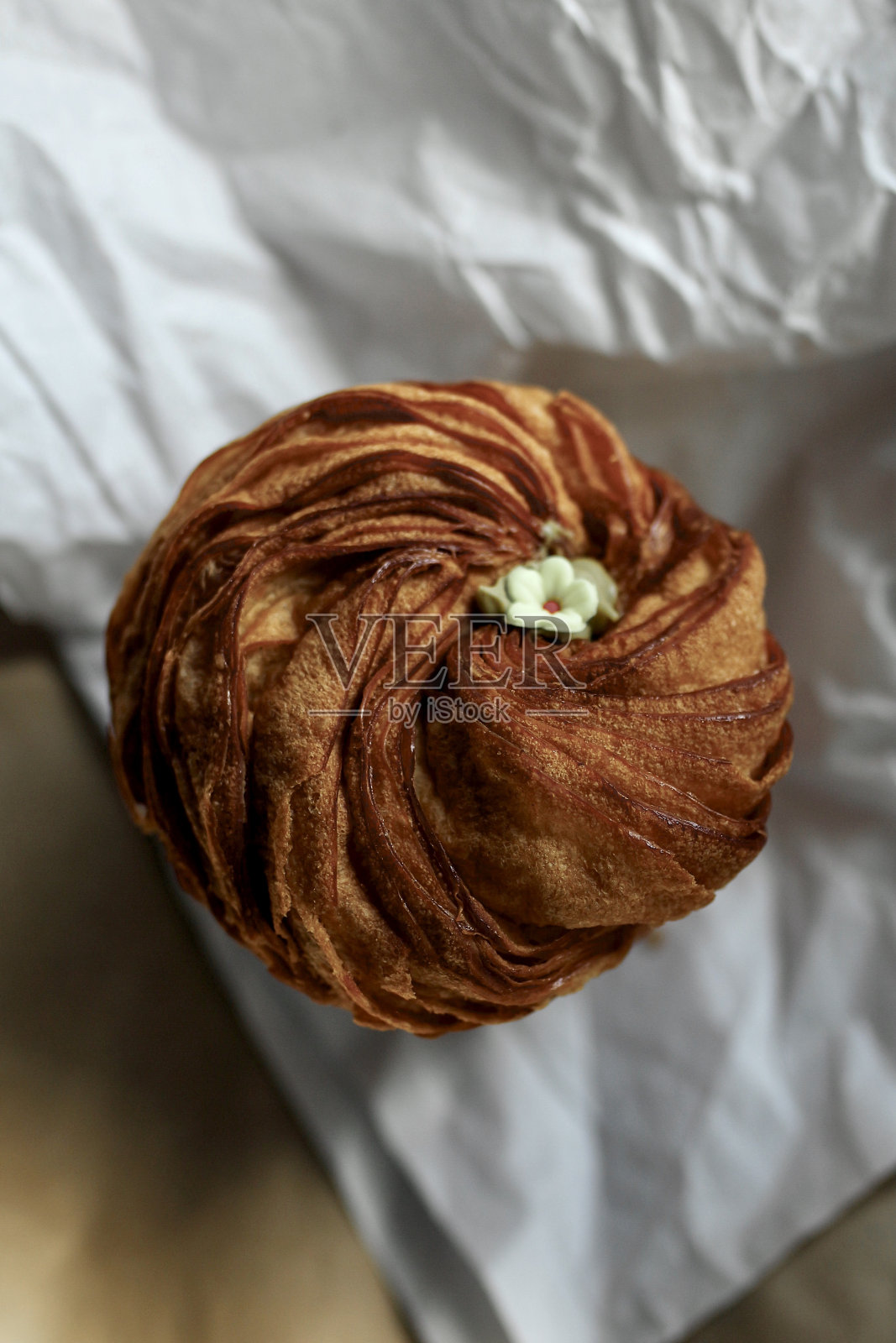 分层的克芬酥皮照片摄影图片