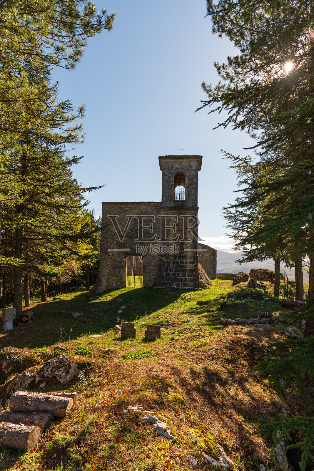 卡沃利的Castiglione。阿蒙德教堂照片摄影图片