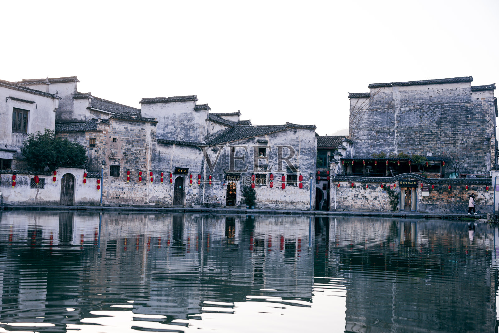 中国安徽省宏村古镇照片摄影图片