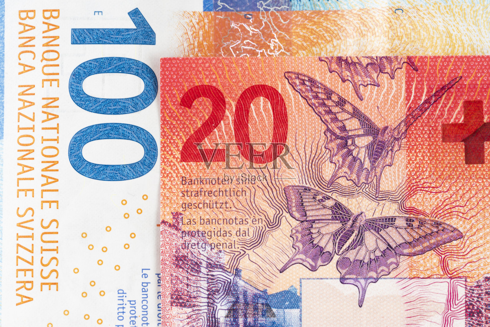 瑞士货币法郎照片摄影图片