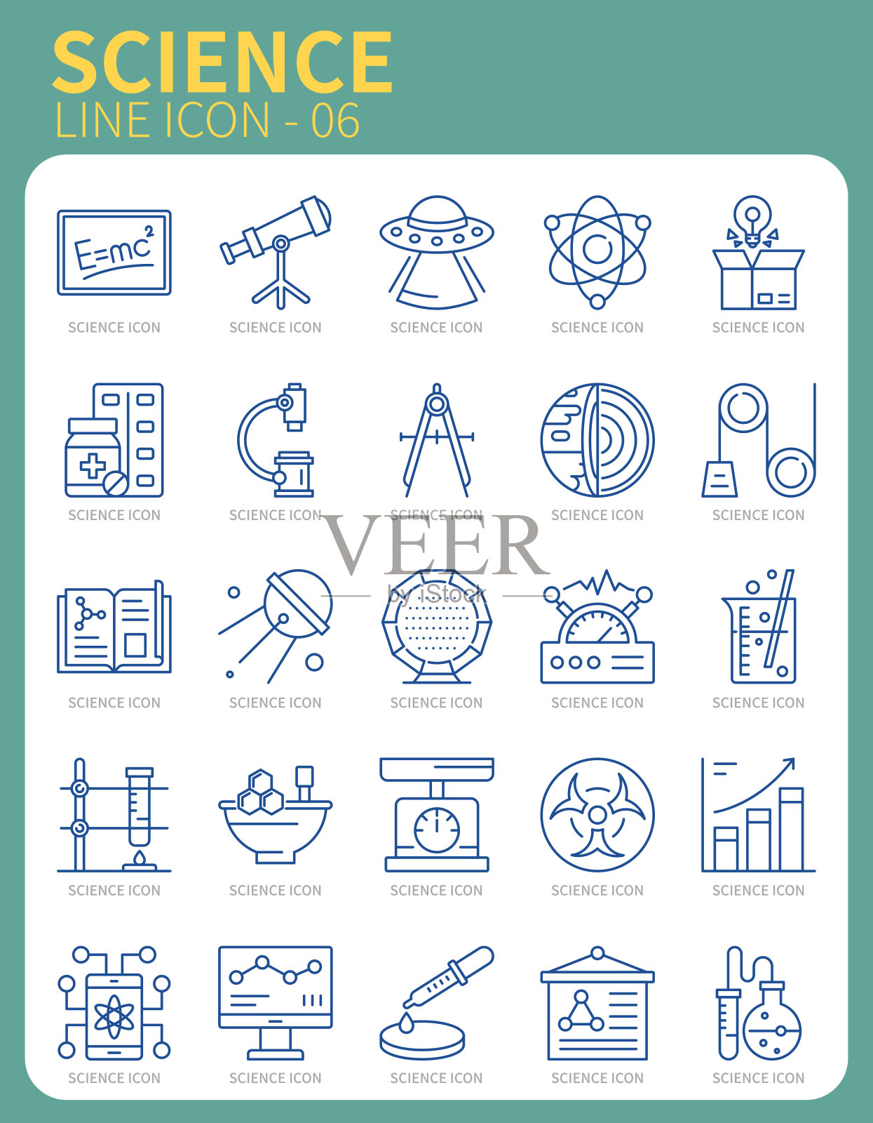 科学的图标插画图片素材