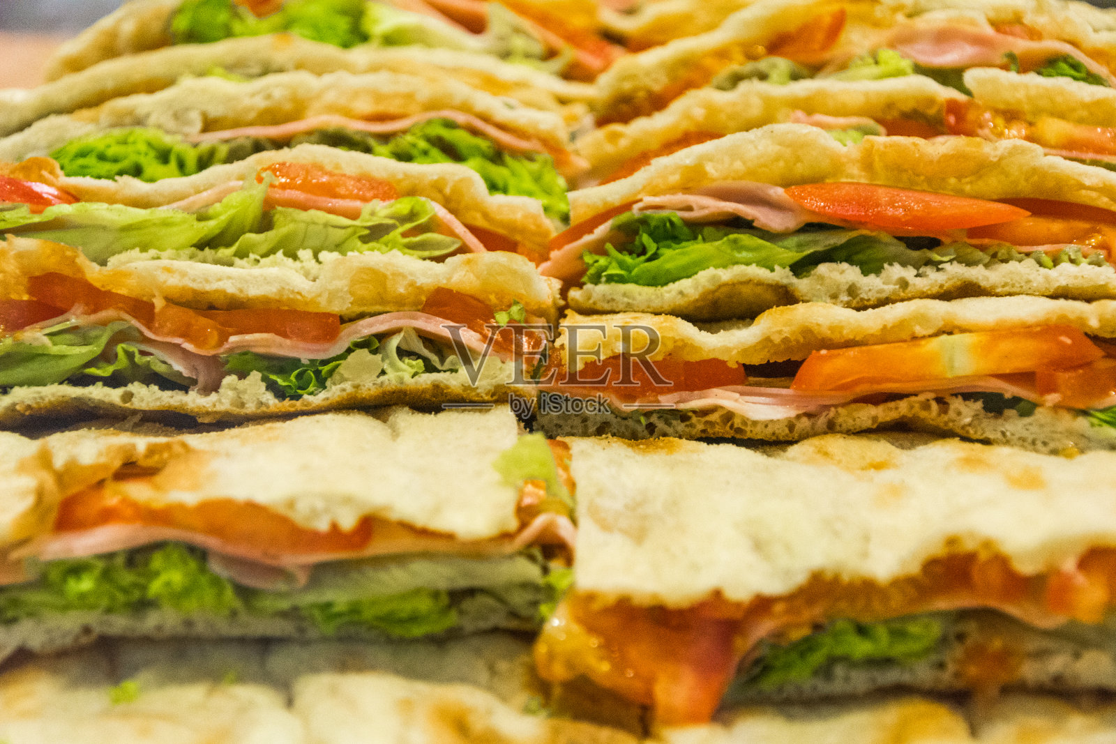 皮塔饼三明治照片摄影图片