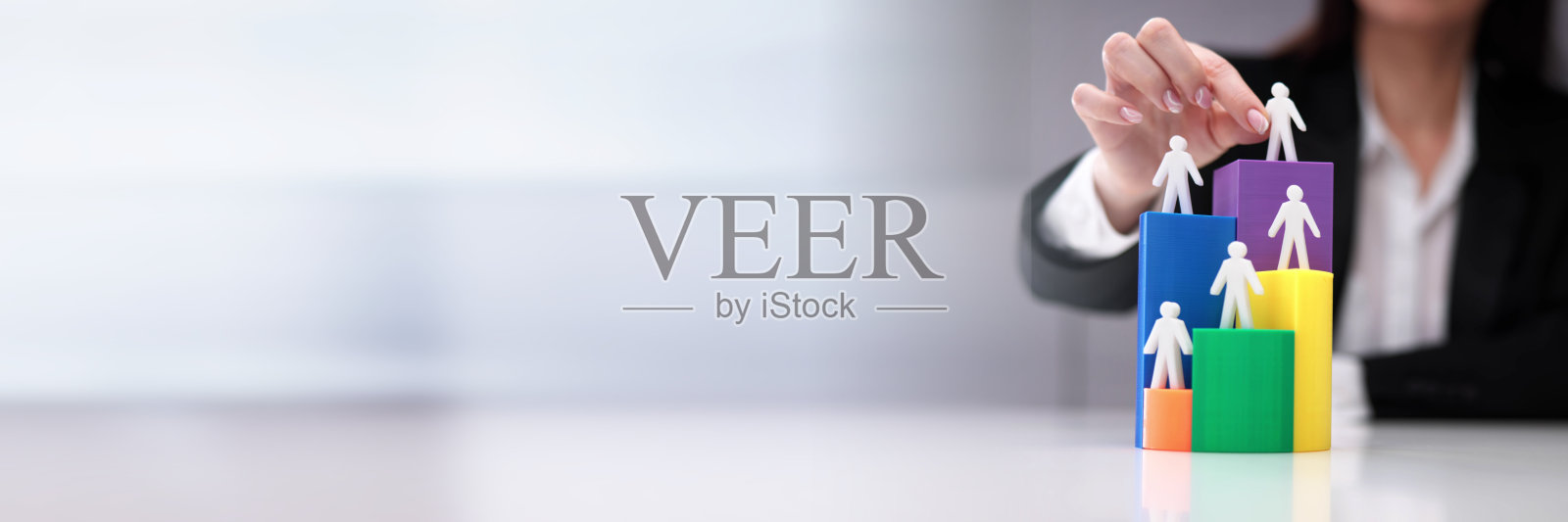 市场细分3D图照片摄影图片