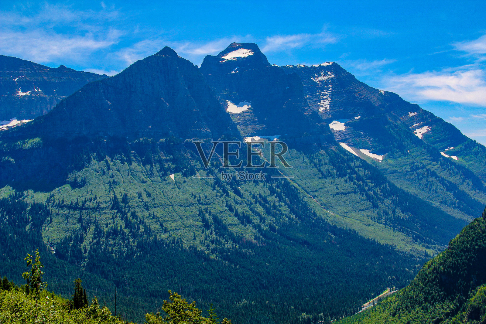 美丽的山景照片摄影图片
