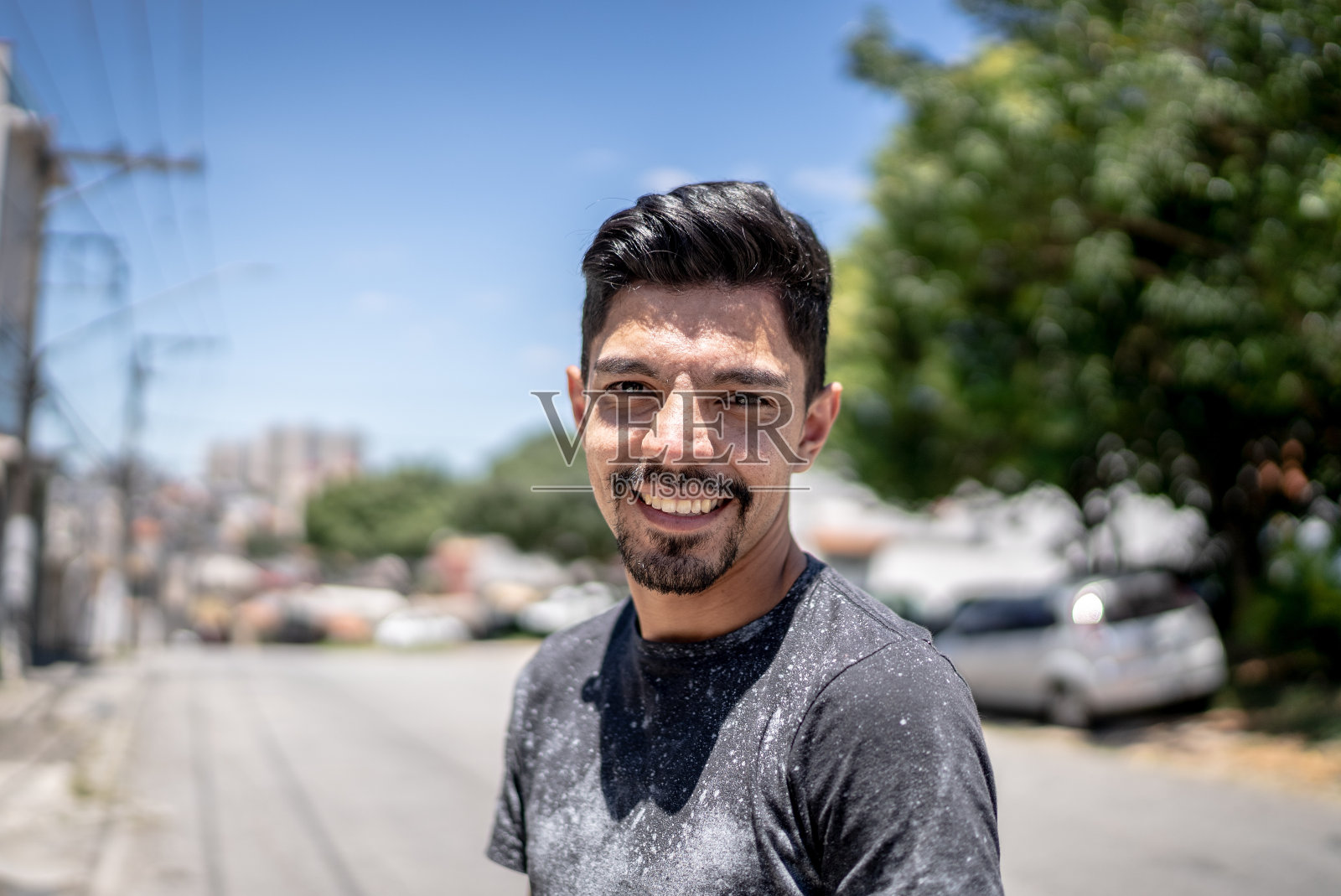 城里人的肖像照片摄影图片