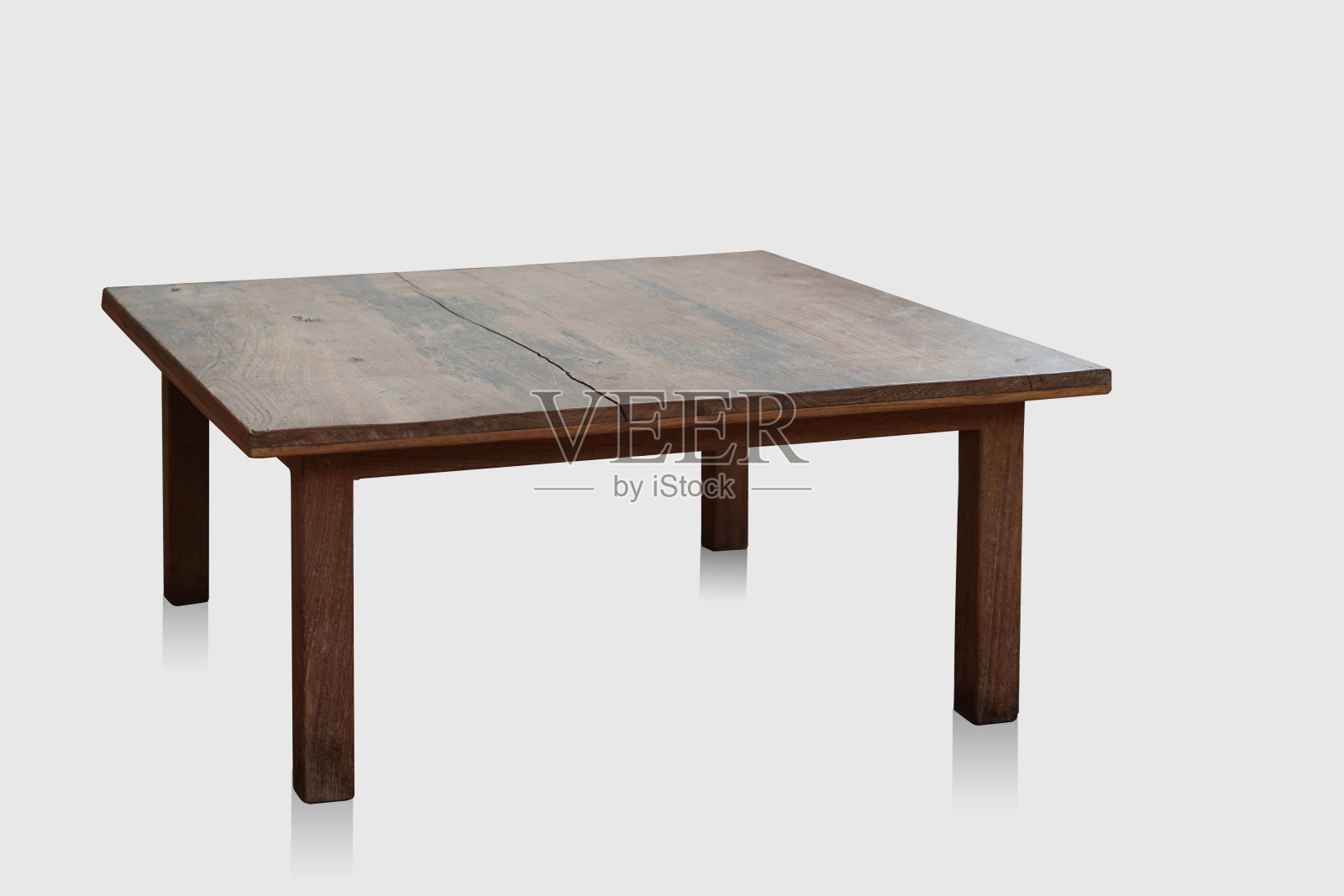 白色背景的老长方形桌子,对象,装饰,时尚,复古,复制空间照片摄影图片