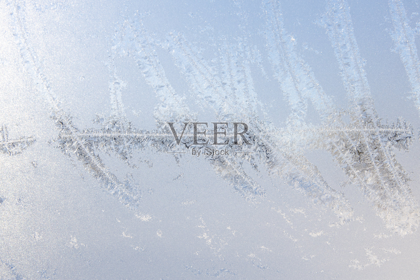 窗户上的冰晶照片摄影图片