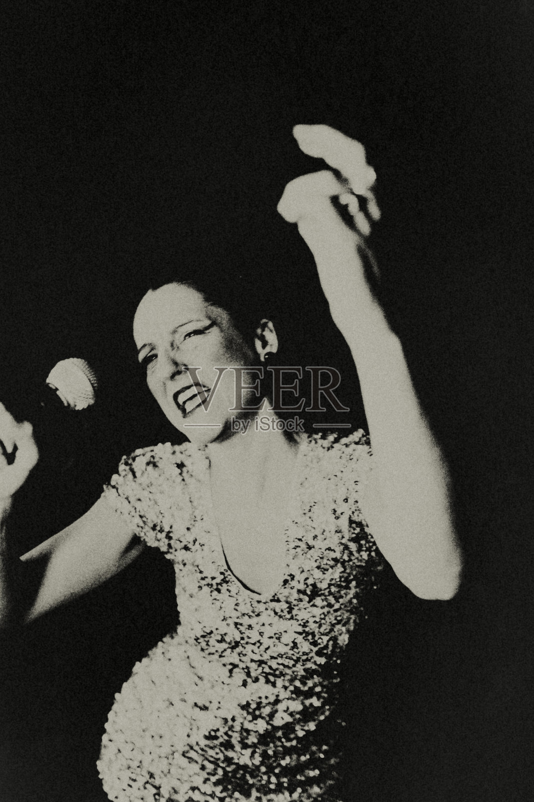 女歌手。照片摄影图片