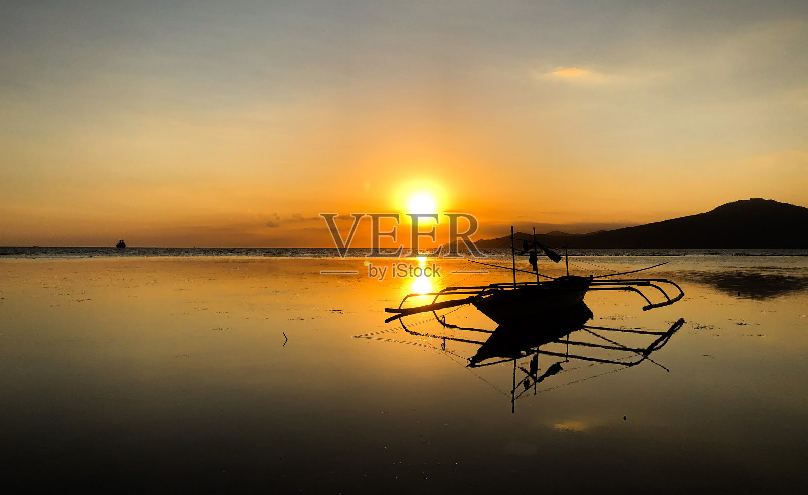 沙邦海滩照片摄影图片