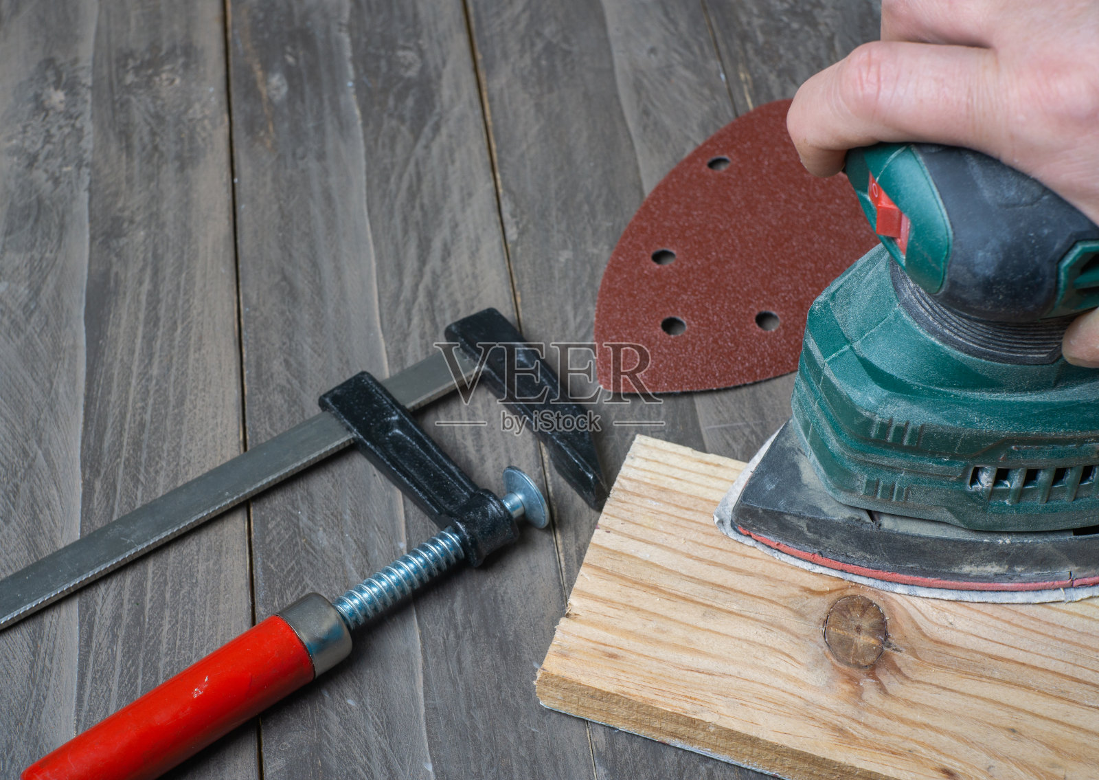 在家DIY的工具照片摄影图片