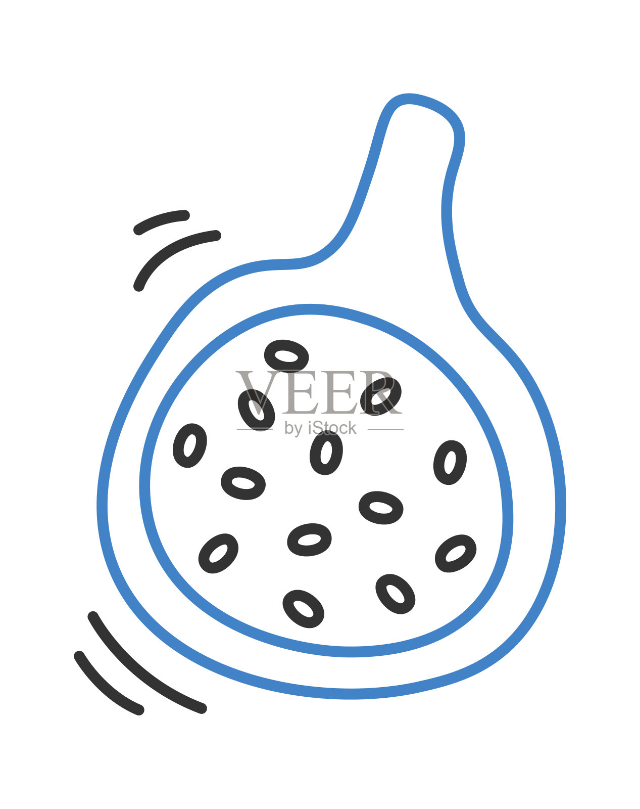 彩色连续异域水果线条艺术设计元素插画图片素材